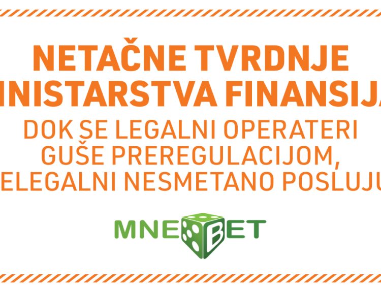 Netačne tvrdnje Ministarstva finansija – dok se legalni operateri guše preregulacijom, nelegalni nesmetano posluju! 